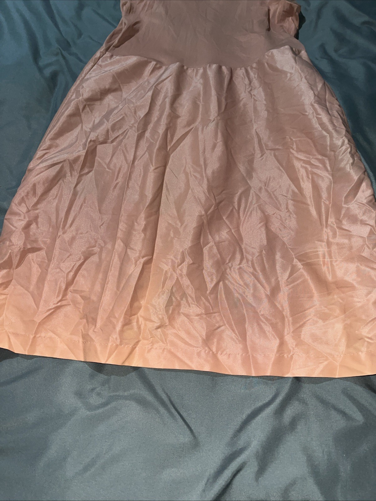 Vtg Kayser Movie Star Nylon Pink Pinup Slip Lingerie Nightgown Adjustable Straps