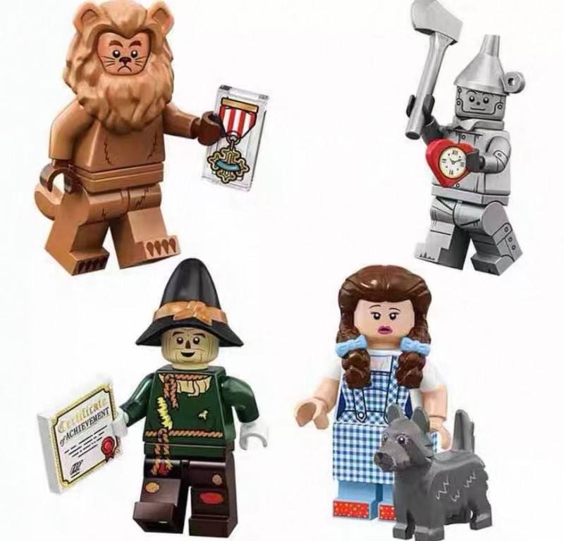 LEGO 71023 Wizard of Oz Minifigures Set – Dorothy, Tin Man, Lion, Scarecrow-Hot!