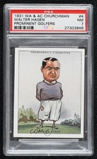 1931 Churchman's Prominent Golfers Large Tobacco Walter Hagen #4 PSA 7 11bd