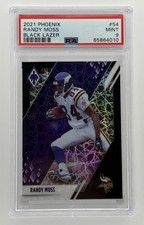 2021 Panini Phoenix - Randy Moss - Black Lazer /10 PSA 9 Vikings