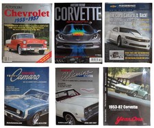 Chevy Corvette Camaro El Camino Vintage Magazine Catalog Parts Lot of 6 Books