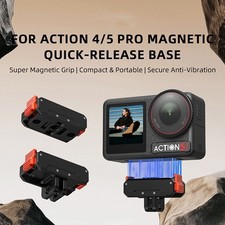 Metal Magnetic Quick-Release Base 1/4" Folding Adapter For DJI Action 4/5 Pro
