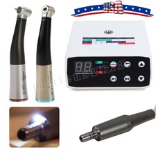 Dental Electric LED Brushless Micro Motor/1:1/1:5 LED Contra angle Handpiece