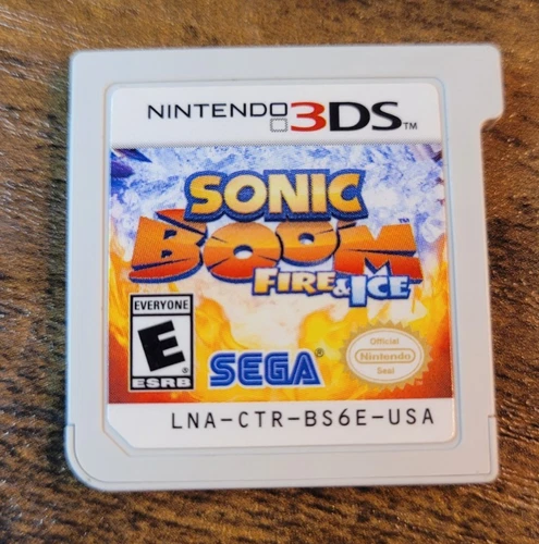 Sonic Boom Fire & Ice Nintendo 3DS Game Cartridge Only Great Condition