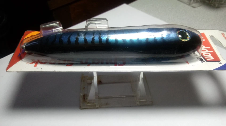 HEDDON, CHUG'N SPOOK, PATRÓN RESISTENTE "CABALLA" CON GANCHOS DE AGUA SALADA, NUEVO EN PAQUETE Foto 2 de 3