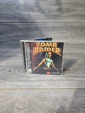 Tomb Raider Sony PlayStation 1, 1996 PS1 Black Label Complete Tested