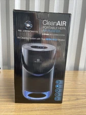 SilverOnyx HEPA & Carbon 5 Speed Large Room Air Purifier - Silver, NEW