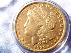 1921 D  Morgan Silver Dollar Circulated  EF/AU Nice Details - Small D Reverse A1