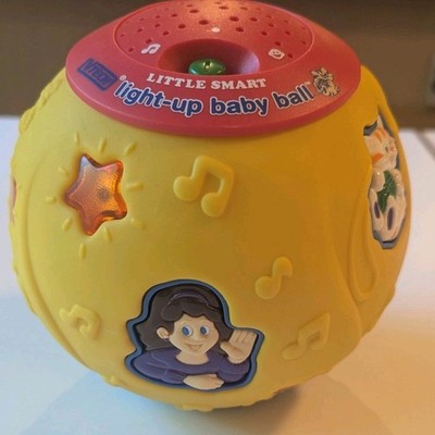 Vintage Vtech Little Smart Light-up Baby Ball Toy Learning Tested & Works