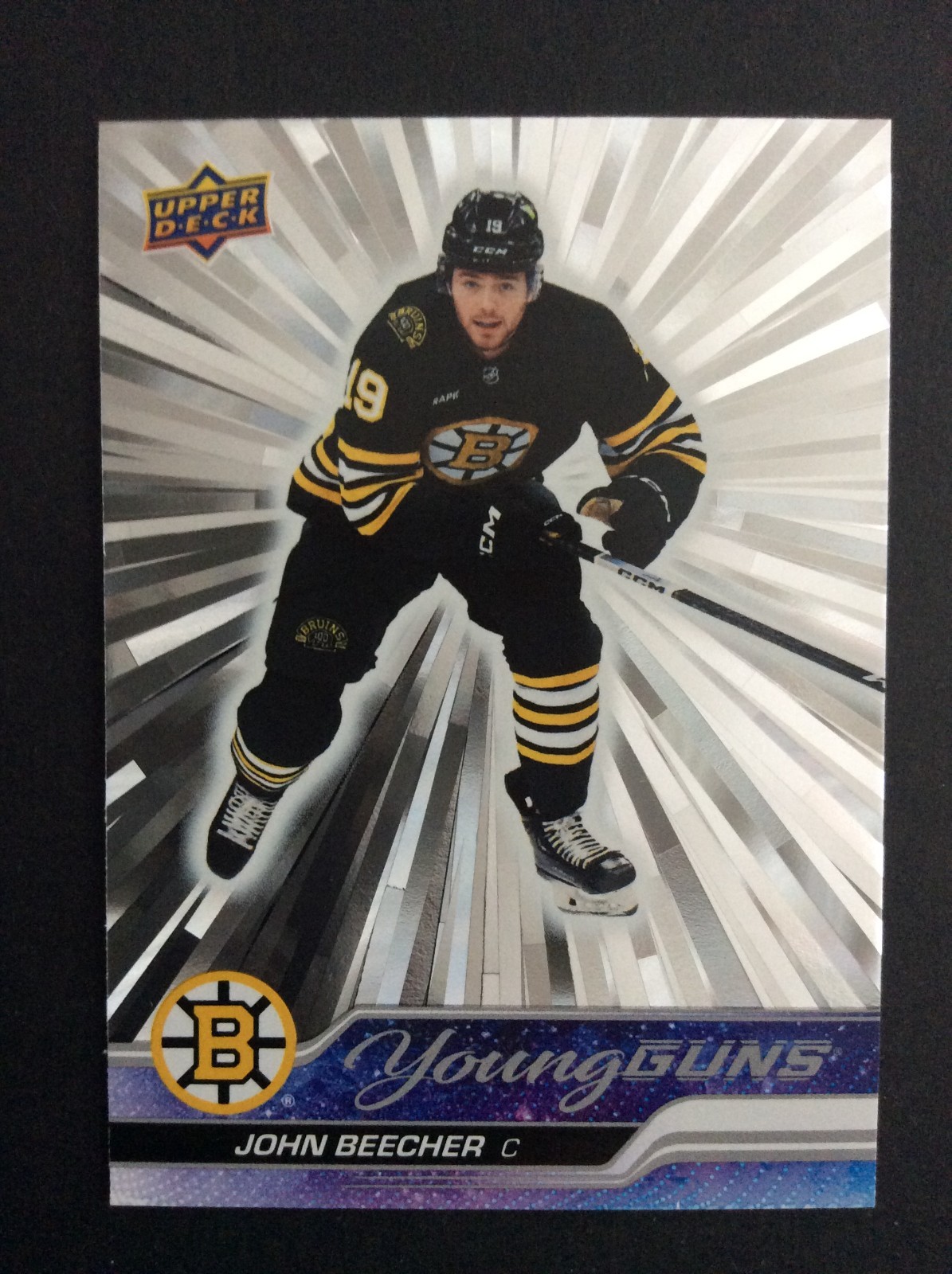 2023-24 Upper Deck Young Guns Outburst Rookie RC #472 John Beecher