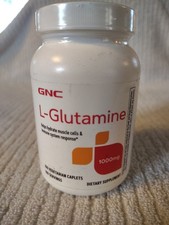 GNC L Glutamine 1000mg Supplement Supports Mu...