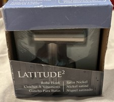 Gatco Fine Bathware Latitude2 Robe Hook Satin Nickel