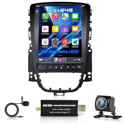DAB+ Rückfahrkamera Android 15 Autoradio Für Opel Astra J Buick EXCELLE Verano