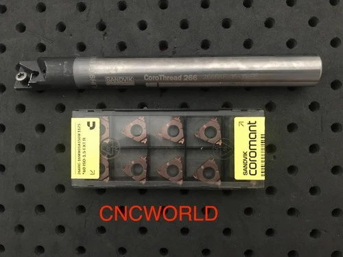 10 x Sandvik 266RG-16MM01A150M 1125 + solid carbide boring bar 266RKF-16-16-RE