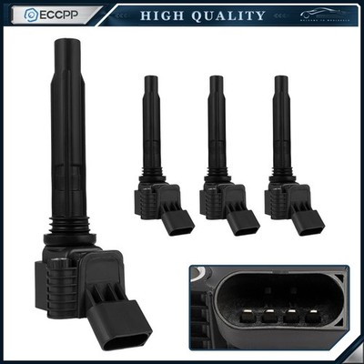ECCPP 4 Ignition Coils For 2018-2020 VW Atlas 2016-2019 Beetle 2.0L