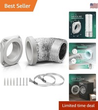 Magnetic Dryer Vent Coupling FR ABS V-0 Dryer Vent Connector Kit Airtight Sea...