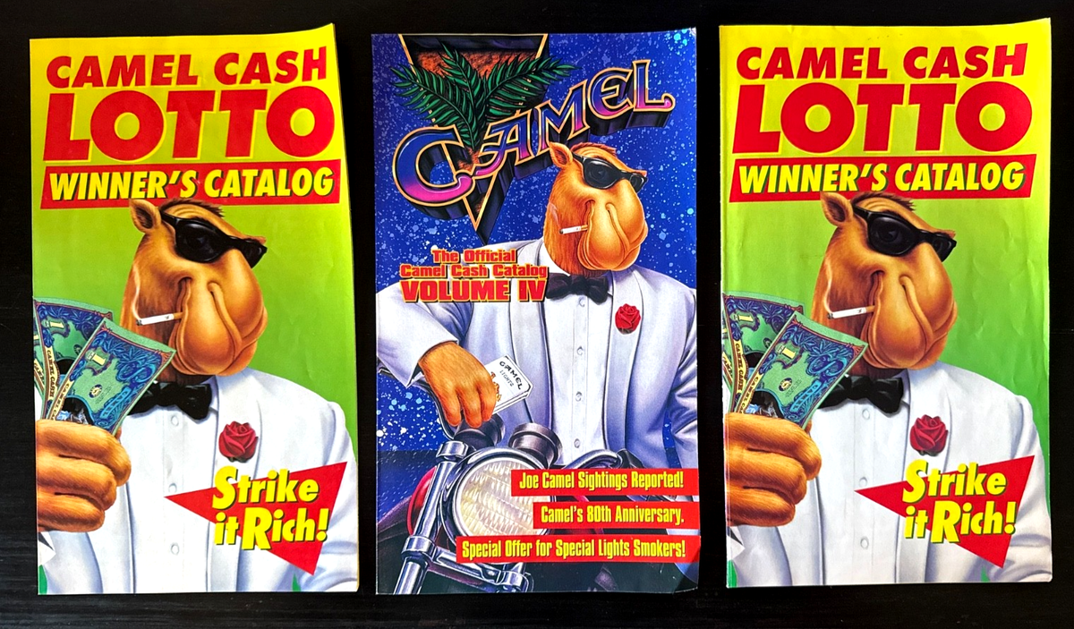 1993 Camel Cash Catalog VOL. IV & Lotto Winner's Catalog Strike It