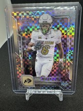 2025 Bowman University Chrome U Football Drelon Miller #103 XFractor RC Colorado