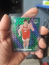 2024-25 Panini Mosaic - Rookies Zach Edey #248 Green Mosaic Prizm (RC)