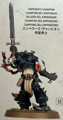 Warhammer 40k Space Marines Black Templars Emperor's Champion NOS