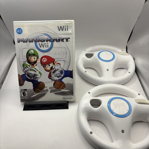 Nintendo Mario Kart Wii CIB for Wii Includes 2 Steering Wheel Controllers