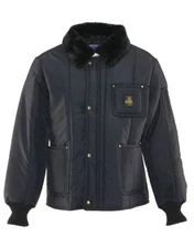RefrigiWear Insulated Iron-Tuff Polar Jacket Men's Size Large 0322R Black