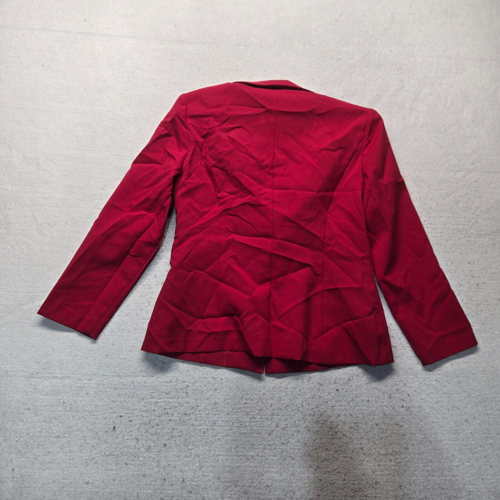 Perceptions Solid Red Coat Jacket Dress Casual Bu… - image 11