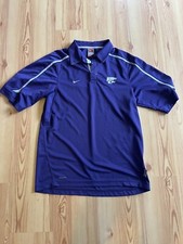 Nike Fit Dry Kansas State University Wildcats Purple Dry Fit Shirt Size Small