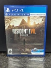 PS4 Resident Evil VII 7 Biohazard PlayStation 4, 2017 Clean Disc