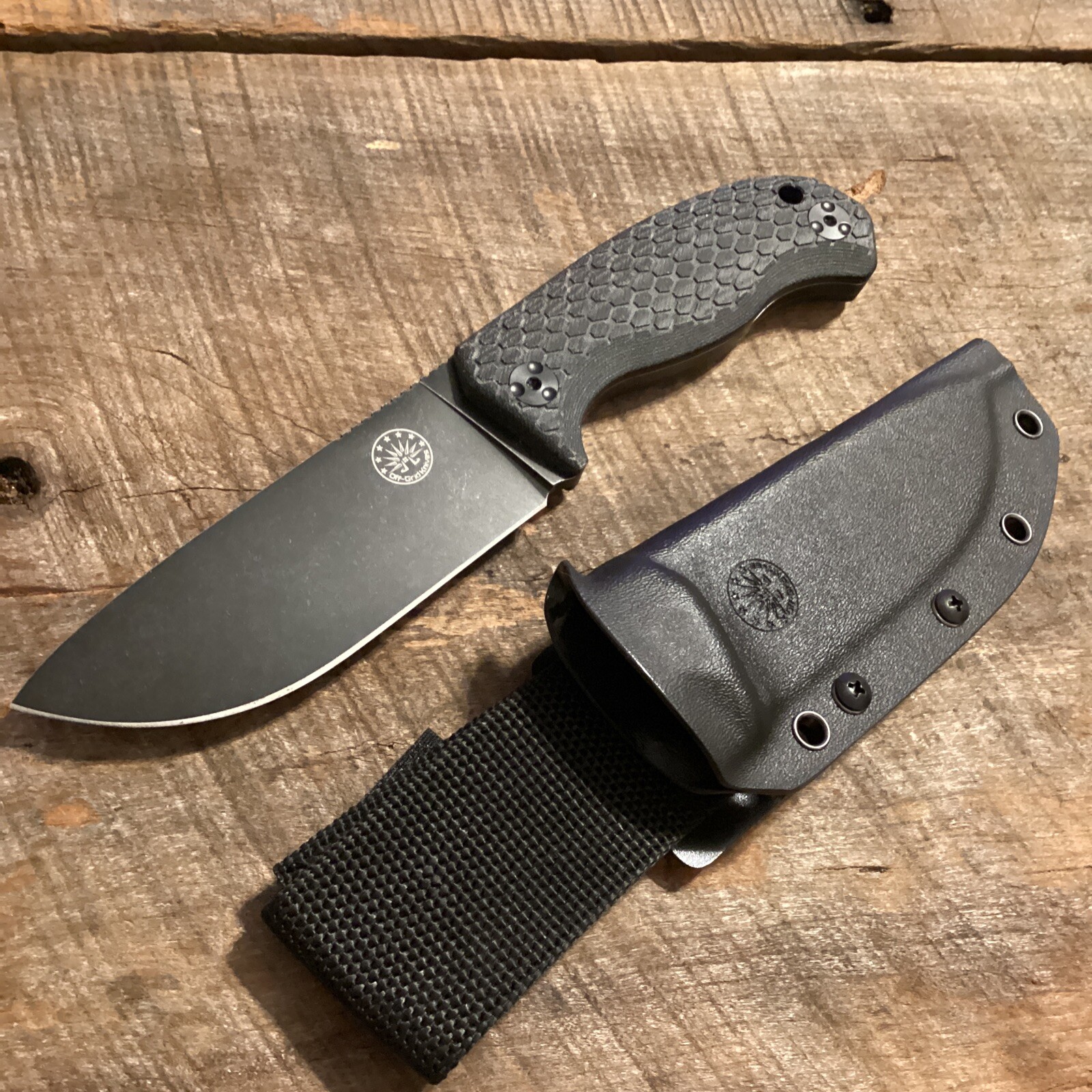 OffGrid Knives TrackerX2 Fixed Blade Cryo D2 Full Tang Kydex Sheath BlackWash eBay