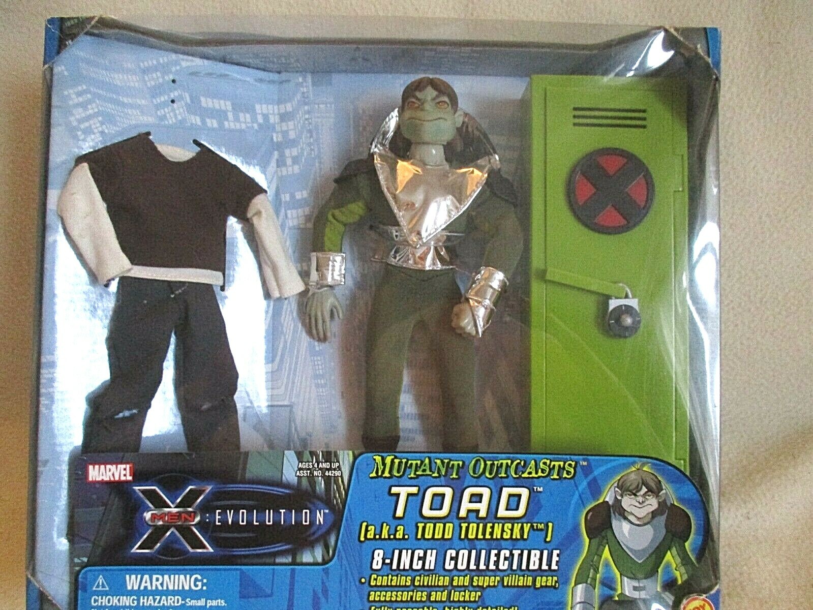 Toad X-Men Evolution Mutant Outcasts figurine 22 cm 2001 neuf en coffret