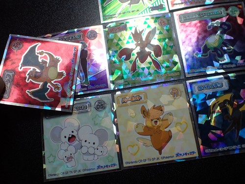 Pokemon Wafer Promo Holo Sticker x9 Charizard Gardevoir Moltres etc #4673 - Picture 2 of 12