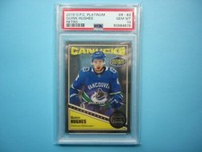 2019 2019/20 O-PEE-CHEE PLATINUM HOCKEY CARD R-83 QUINN HUGHES ROOKIE PSA 10 OPC