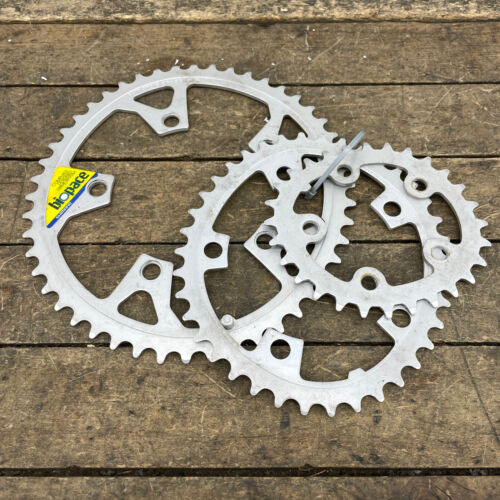 Vintage Shimano Biopace Chainring Set 110 74 BCD Deore Ring Sprocket Triple A3 - Picture 5 of 9