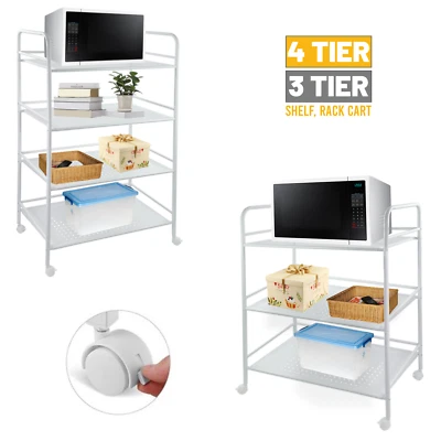 Beauty Trolley Cart Salon Storage Rolling Cart Dentist Wax Treatment Space Saver