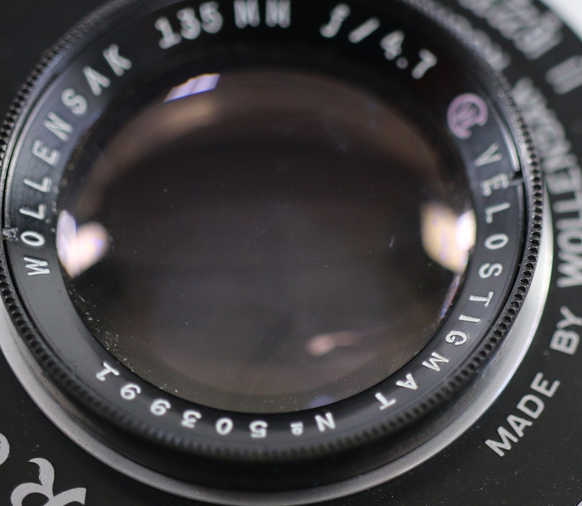 Wollensak 135mm f/4.7 Raptar Lens w/ Wollensak Rapax Wollensak 135mm f/4.7 Raptar Lens w/ Wollensak Rapax
