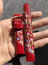 Vintage Watch Strap 18 mm  Leather Nos Top Quality V34