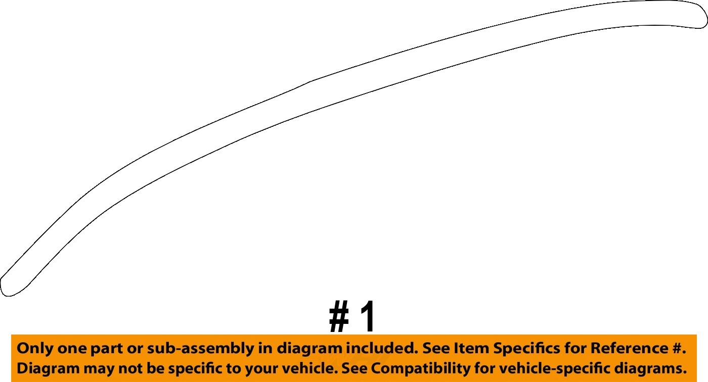 FORD OEM 1018 TaurusRoof Molding Trim Left EG1Z5451729D eBay