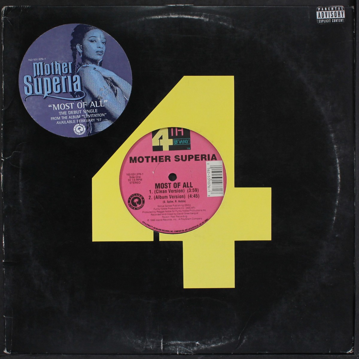MOTHER SUPERIA: most of all 4TH & B'WAY 12