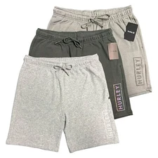 Hurley Men's Essential Boxed Logo Fleece Short (S01)