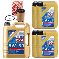 MotoröL Set Longlife 5W-30 Liqui Moly 9 Liter + ÖLfilter FüR Mercedes E-Klasse
