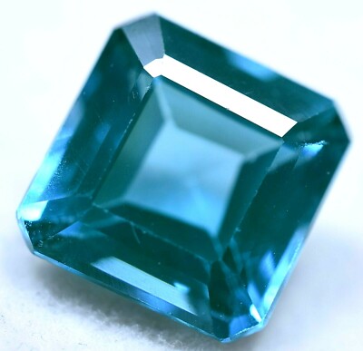 6.95 Ct Natural Paraiba Tourmaline AAA Greenish Neon Blue Copper Treated Gem