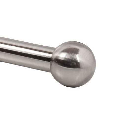 Kappe Endstück für 20mm Gardinenstangen Edelstahl Optik NEU (Kugel) - Bild 1 von 3