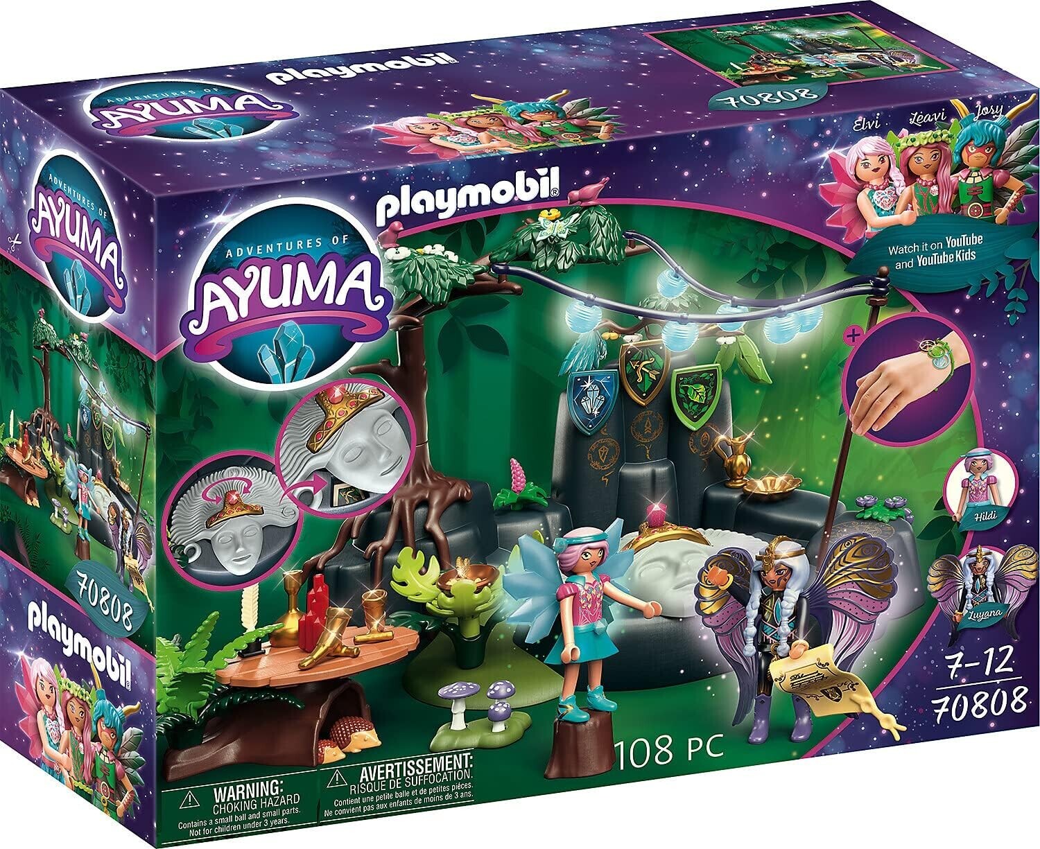 Playmobil Ayuma fées du printemps figurine fantastique et jouet féerique avec ailes amovibles