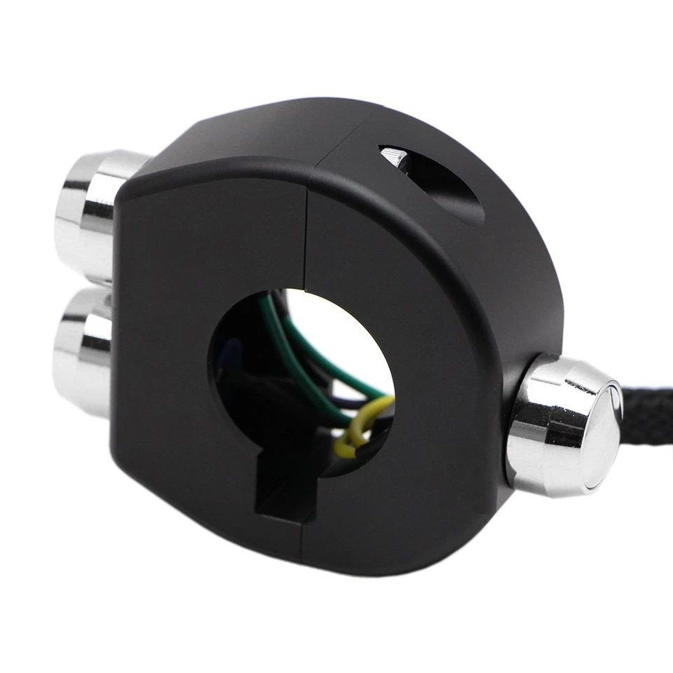 1" 25mm Switch Motorcycle Handlebar Button Latch / Momentary Cafe Racer Custom - Image 3 of 4