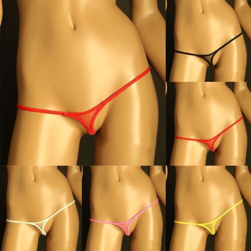 Damenunterwäsche Damen Tanga Damen Slip schmale seitliche Höschen weicher Bikini - Bild 1 von 10
