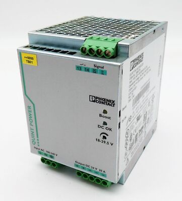 Phoenix Contact QUINT-PS/1AC/24DC/20 2866776 Rev.: 09 Power-Supply -used-