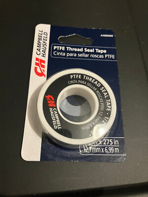 #ad Campbell Hausfeld PTFE Teflon Pipe Fitting Thread Seal Tape 1 2quot; x 275#x27; One Roll $9.00