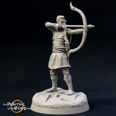 Elf Elven Archer Miniature | D&D DnD | 