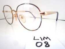 Vintage 1980s Sun/Eyeglasses Frame Sherry Blue Marble/gold LIM-08 